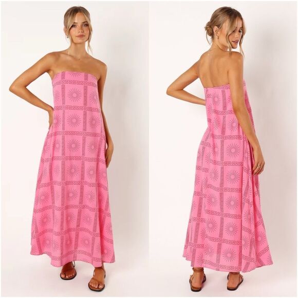 Petal & Pup Pink Maxi Dress - Picture 3 of 10